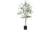 YOLEO 4FT/5FT/6FT/7FT Artificial Olive Tree Tall Faux Silk Olive Plant with Lifelike Olive Leaves Fake Olive Tree for Home Office Indoor Decor