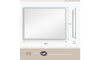 Dripex Bathroom Mirror with LED Lights, Illuminated Bathroom Mirror Wall Mounted Vanity Mirror, Bathroom Light Mirror with Demister Pad, Horizontal/Vertical [Energy Class B]