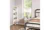 Dripex White Corner Shelf, Free Standing Shelf, Floor Storage Unit for Bathroom, Living Room or Bedroom