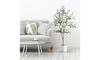 YOLEO 4FT/5FT/6FT/7FT Artificial Olive Tree Tall Faux Silk Olive Plant with Lifelike Olive Leaves Fake Olive Tree for Home Office Indoor Decor