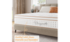 Vesgantti 10.2 Inch Hybrid Mattress with Breathable Foam and Individually Pocket Spring - Edge Support & Motion Isolation, Medium Firm Mattress