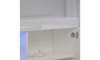 Dripex 135cm LED TV Cabinet, Modern High Gloss TV Stand with Ambient Lights & Storage, Entertainment Unit for 22''-55'' TVs, White