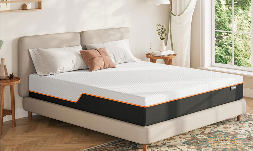 Vesgantti 16/18/20cm Gel Memory Foam Mattress for Cool Sleep & Pressure Relief - Medium, CertiPUR-US Certified