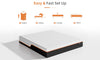 Vesgantti 16/18/20cm Gel Memory Foam Mattress for Cool Sleep & Pressure Relief - Medium, CertiPUR-US Certified