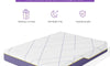 Vesgantti 16/18/20cm Memory Foam Mattress with Gel Foam for Cooling Comfort & Pressure Relief - Medium, Lavender Purple