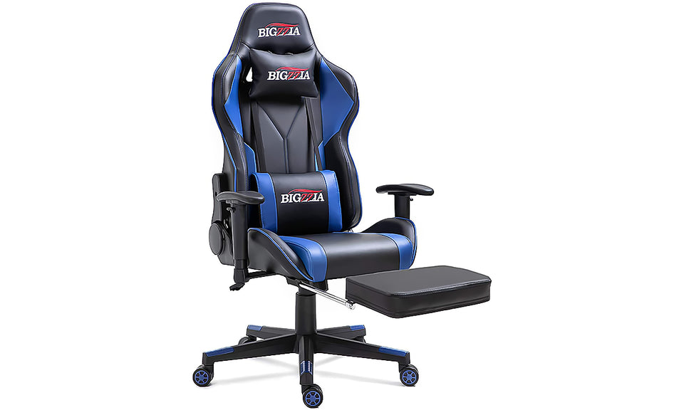 Bigzzia Gaming Chair - Ergonomic Office Chair (with footrest)