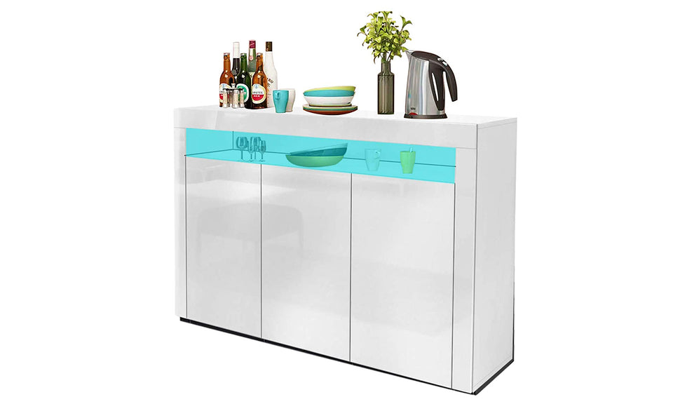 Dripex LED 3 Door Sideboard