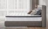 Vesgantti 10.6 Inch Pocket Sprung Mattress with Breathable Foam and Individually Pocket Spring - Medium, Upgraded Pillow Top Collection