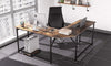 Dripex Corner Computer Desk, L Shaped Corner Gaming Desk for PC with CPU Stand
