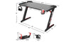 Dripex Ergonomic Z-Shaped Gaming Desk
