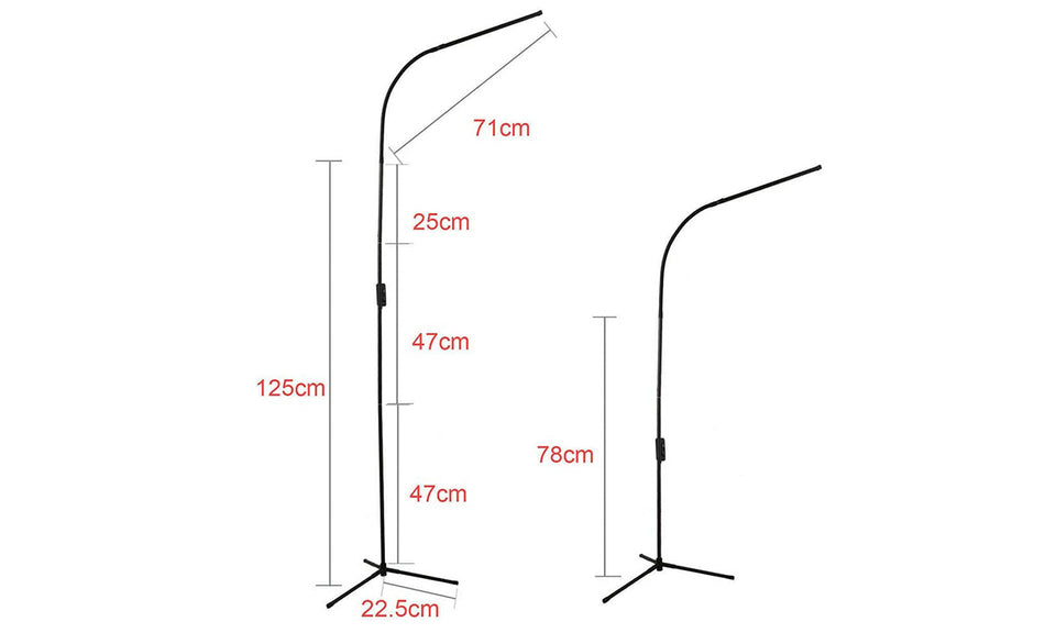 4 Colour Temperatures Adjustable Led Floor Lamp