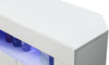 DripeX Corner TV Unit LED TV Stand Cabinet High Gloss Media Console Storage Units
