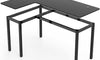 Dripex L shaped Corner Gaming Desk Large Desktop Surface with Cup Holder