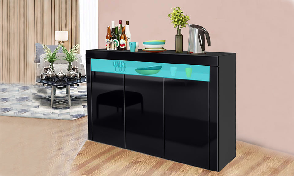 Dripex LED 3 Door Sideboard