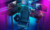 Dripex L shaped Corner Gaming Desk Large Desktop Surface with Cup Holder