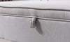 This upholstered bench serves as storage as well as a design element in your home