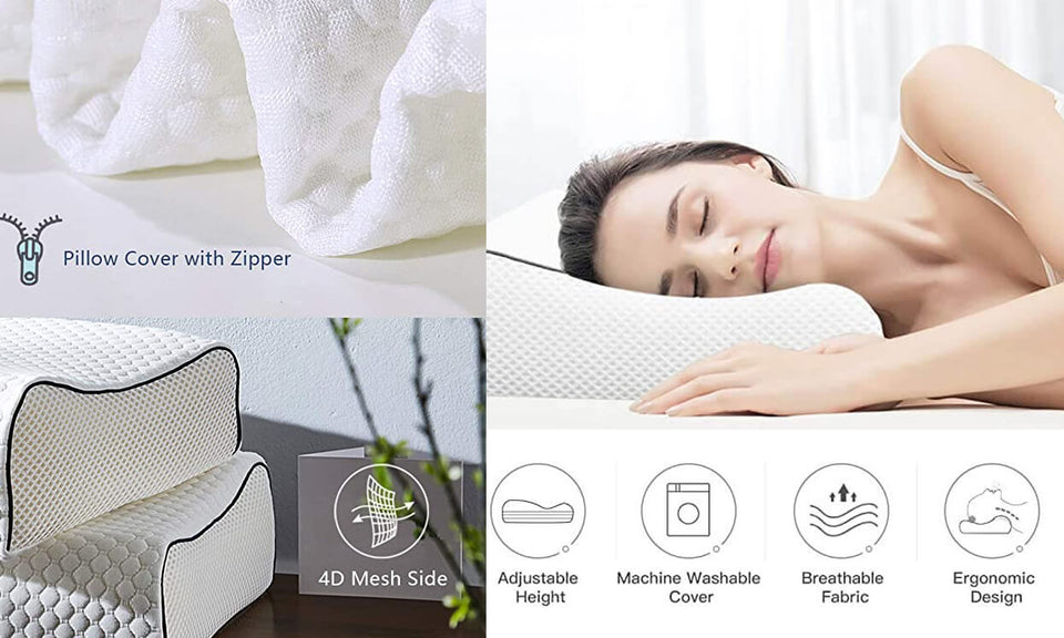 Vesgantti Memory Foam Contour Pillow | vasgantti.com